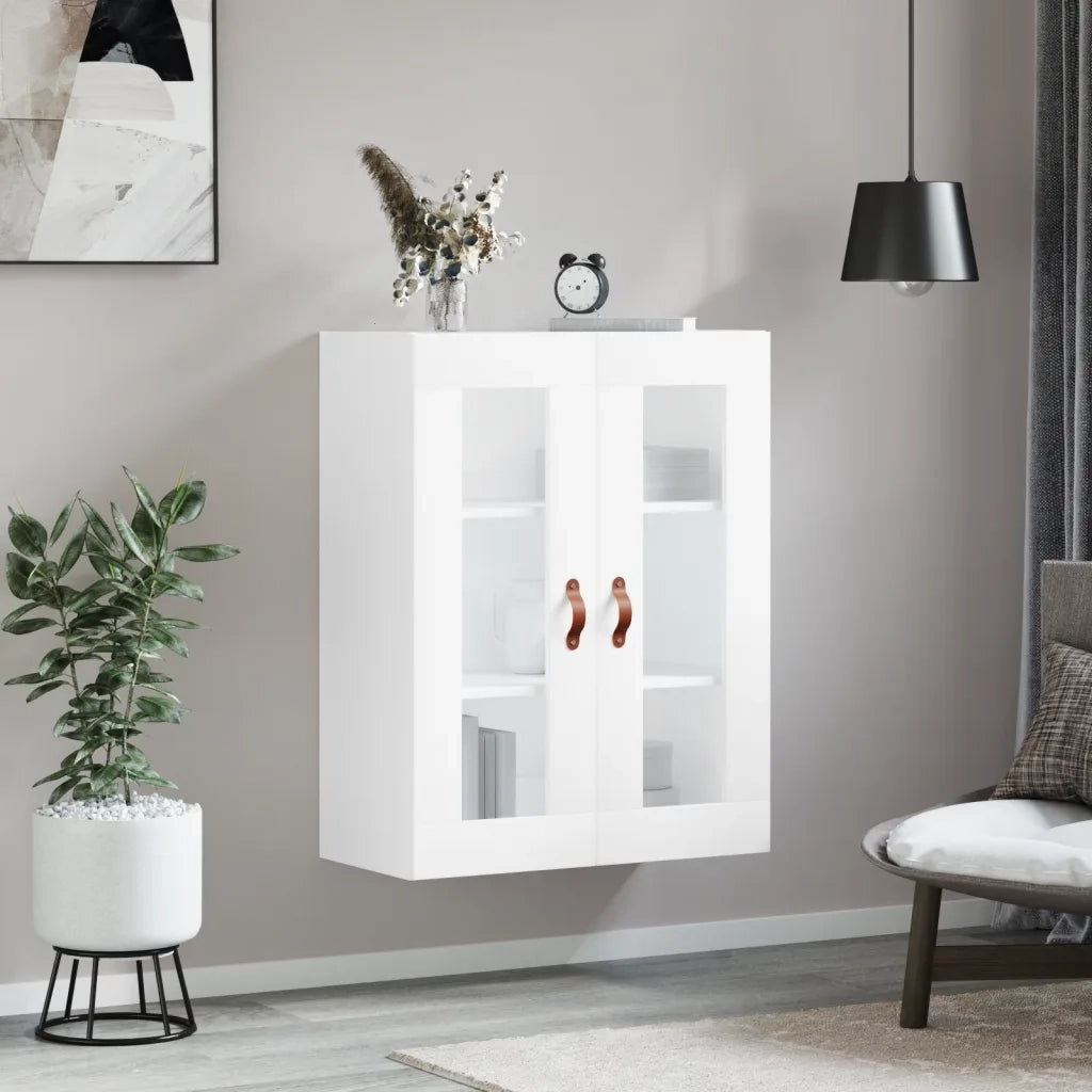 Mobile a Parete Bianco 69,5x34x90 cm 828452