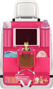 Protezione per la schiena del sedile per auto, per 10,5 pollici organizzatore per iPad, protezione per il sedile, sedile per bambini, schiena del sedile, organizzatore per sedile posteriore, rosa