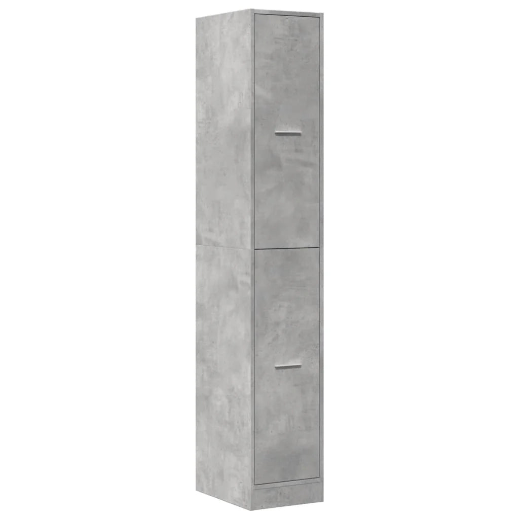 Mobiletto da farmacia grigio cemento 30 x 41 x 174,5 cm pratico contenitore stile classico legno grigio cemento 02_0055652
