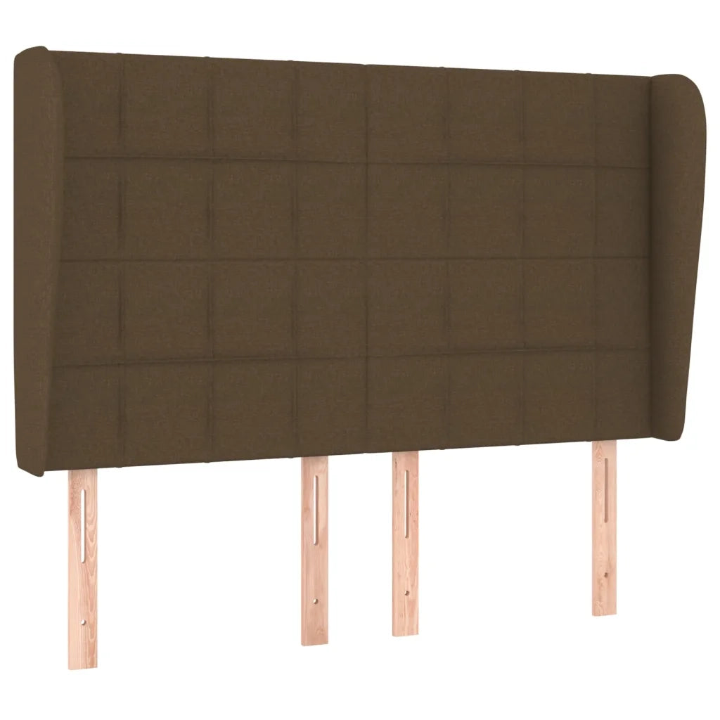 Giroletto a Molle con Materasso Marrone Scuro 140x200cm Tessuto cod mxl 33962