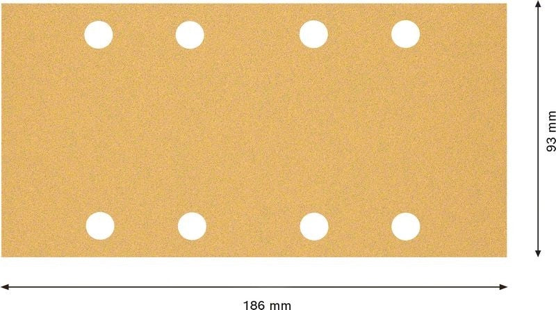 2608900855 - Set 10 fogli abrasivi C470, P80, 93 X 186mm, EXPERT for LEGNO+VERNICE