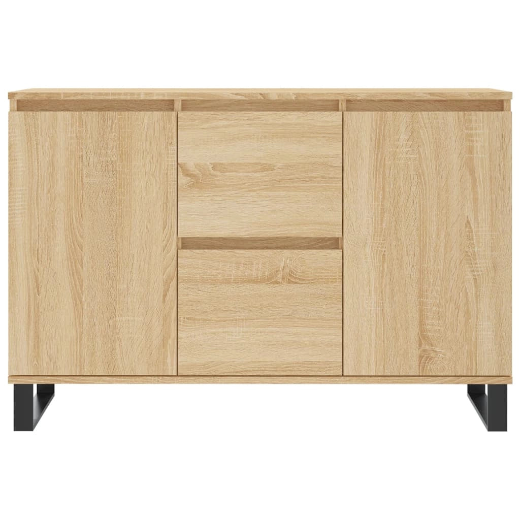 Buffet credenza cassettiera armadio mobile contenitore organizer cucina soggiorno rovere Sonoma 104 x 35 x 70 cm legno ingegnerizzato marrone 02_0031488