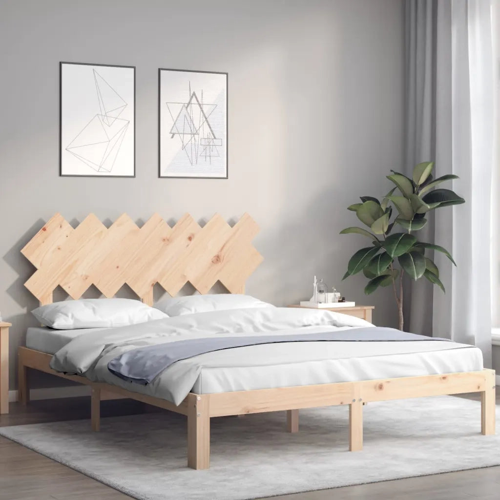 Giroletto con Testiera King Size in Legno Massellocod mxl 105055