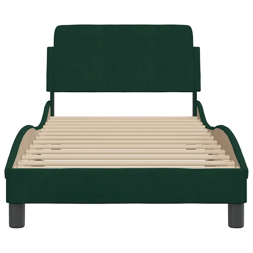 Giroletto Dover Verde Scuro 80x200 cm in Velluto 373075