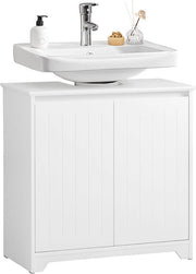 Cassa di scarico - armadio da bagno - base da lavabo - impermeabile - montaggio semplice - costruzione in MDF - 60 cm x 60 cm x 30 cm