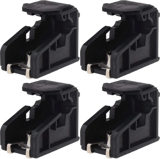 Montaggio Clip per Luce Anteriore compatibile con Volkswagen Polo 2009-2018 - Beugola in Plastica - Nero - Clip per Luce Anteriore di Ricambio.