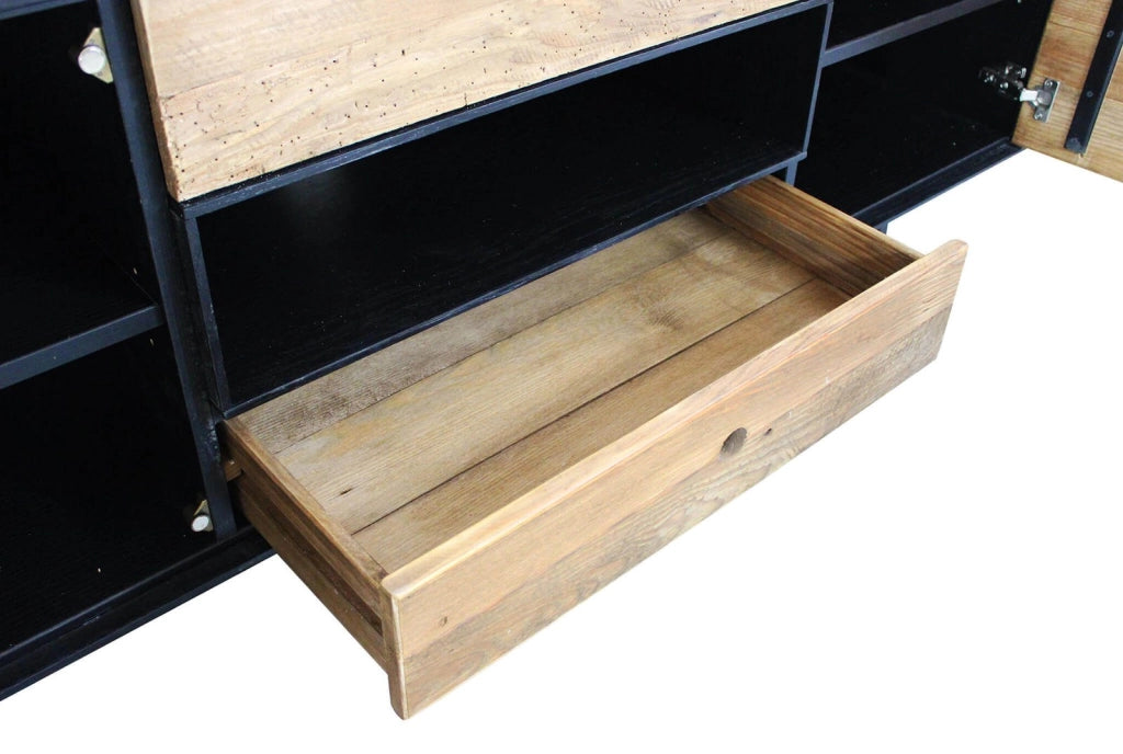 Porta tv in Pino riciclato cm 180x48x60 - PINE