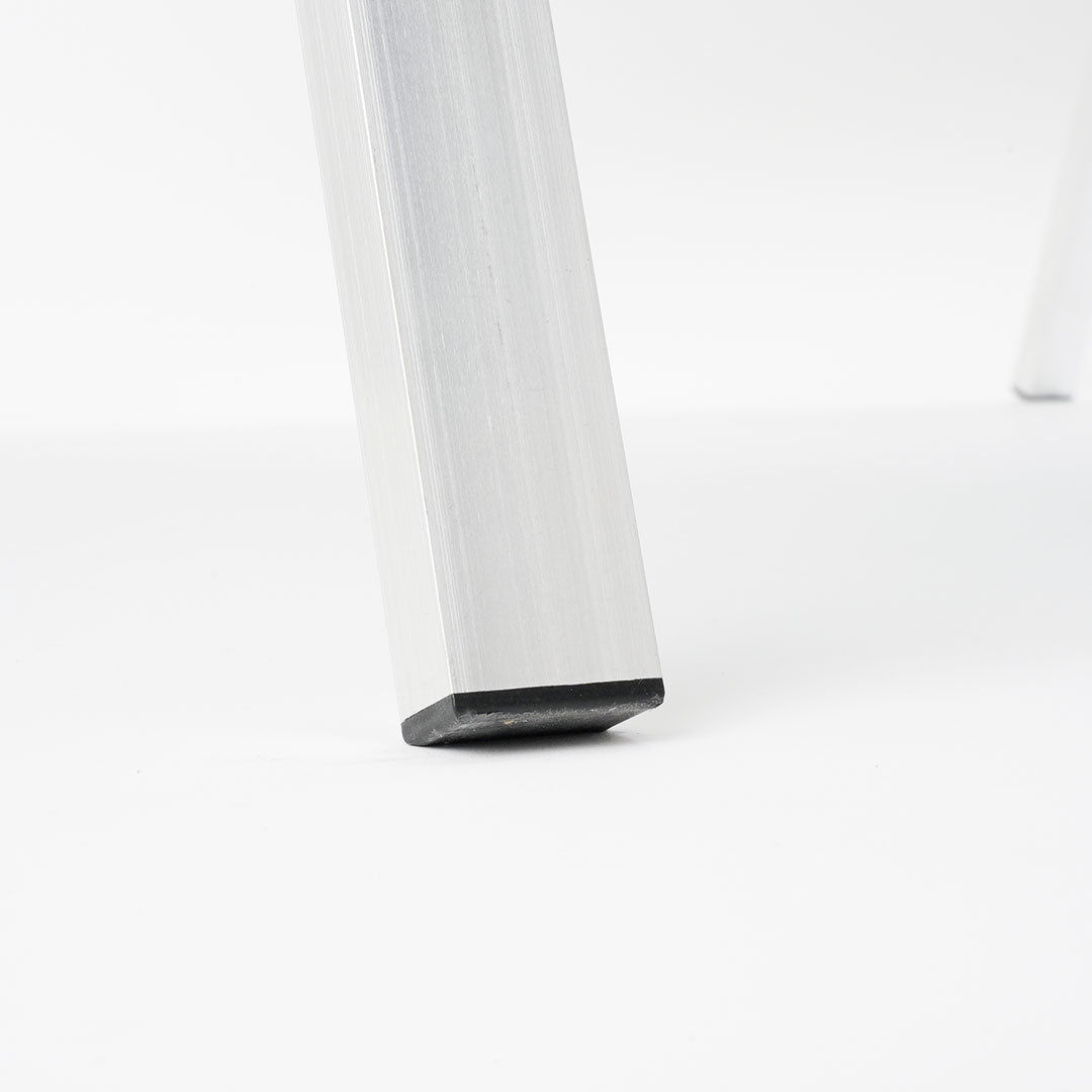 Espositore Pubblicitario Bifacciale a Cavalletto Pieghevole 63,7x101,5x75,5 cm in Alluminio da Esterno Antivento Silver