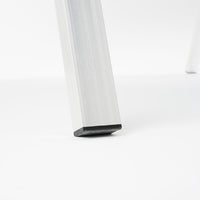 Espositore Pubblicitario Bifacciale a Cavalletto Pieghevole 63,7x101,5x75,5 cm in Alluminio da Esterno Antivento Silver