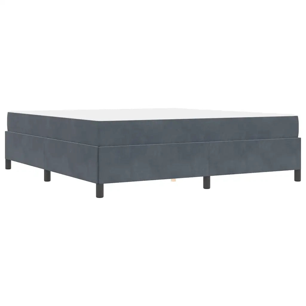 Struttura del letto Grigio scuro 180 x 200 cm Tessuto 3399079
