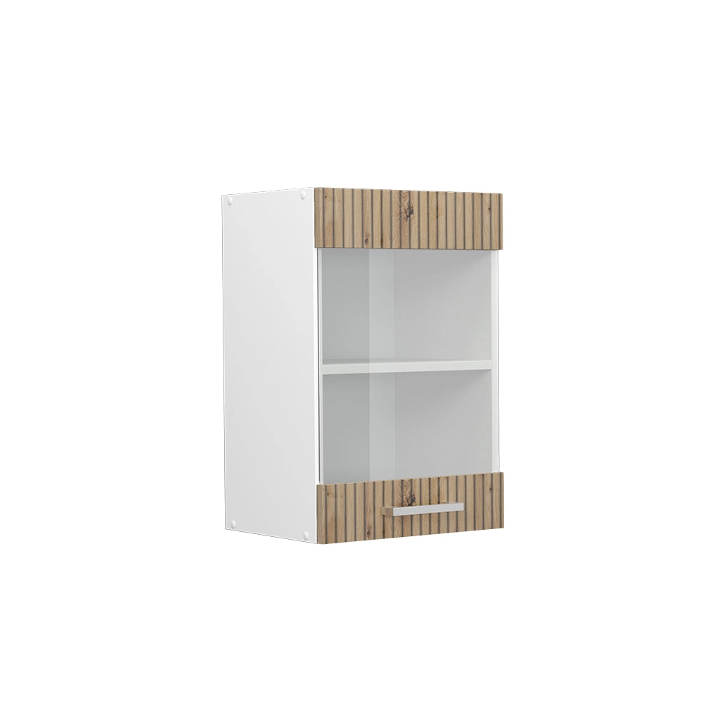 Vicco Mobile da cucina in vetro Rovere artigianale 40 cm