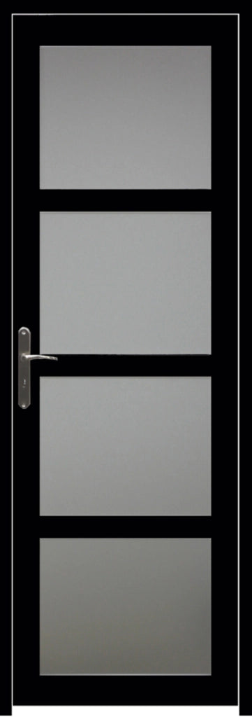 Blocco porta Telia Black Coat 83 Larghezza Spinta a destra