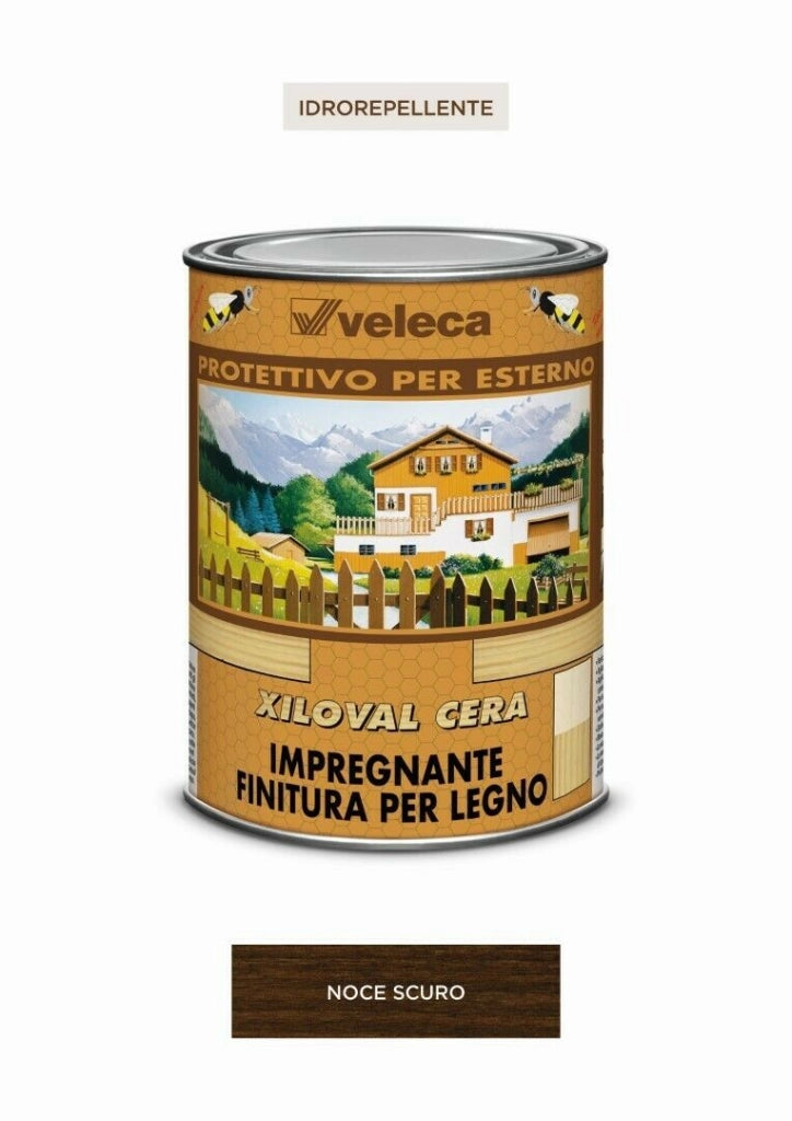 Xiloval Cera Noce Scuro Litri 1 Veleca - Veleca