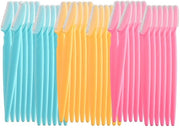 Kit di depilazione per ciglia e barba 39 pezzi - Multifunzionale - Rimozione peli del viso - Copertura in acciaio inossidabile - Controllo preciso - Rasoi per barba con precisione