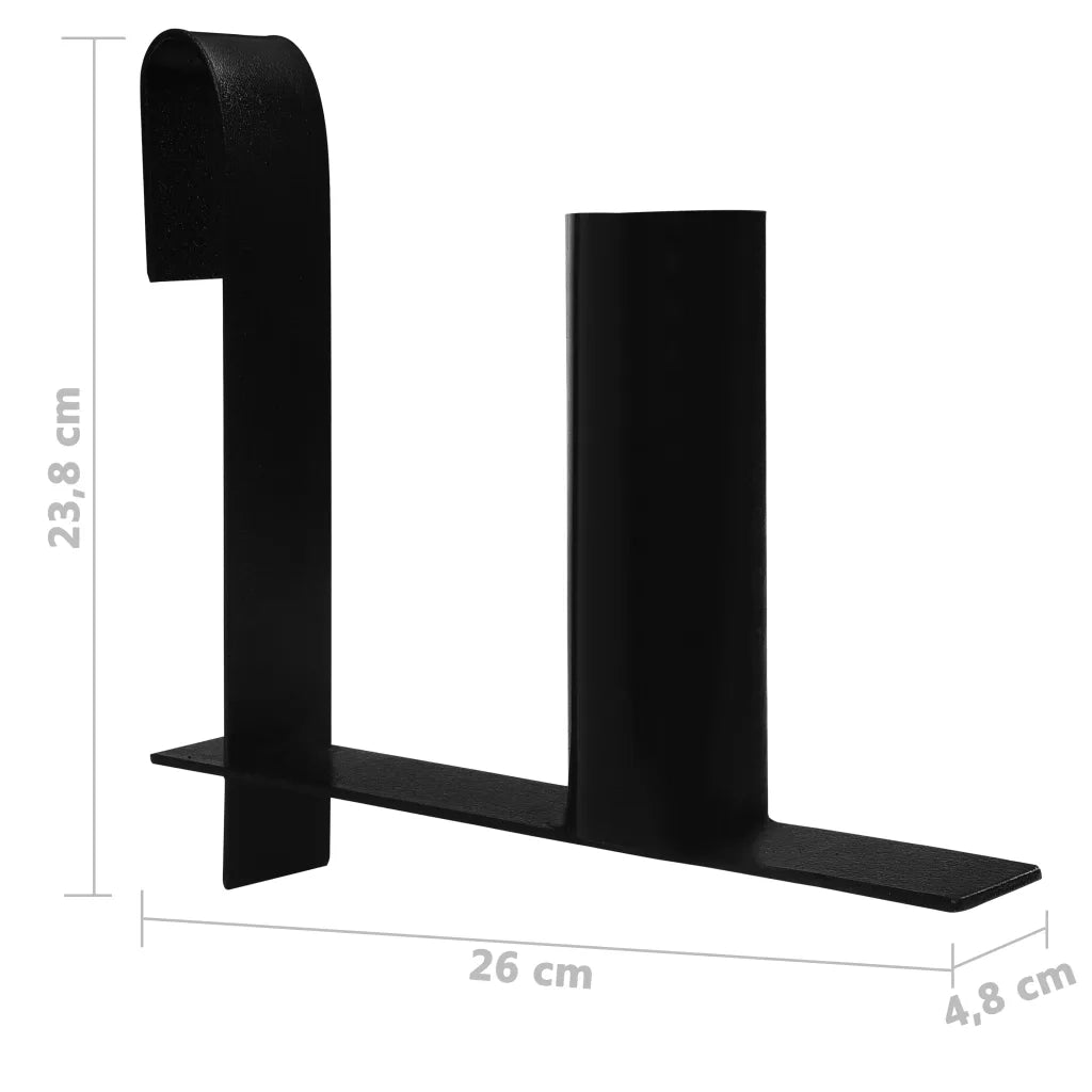 Supporti Rotoli Strisce di Recinzione Privacy 3 pz in Acciaio CFW3741543