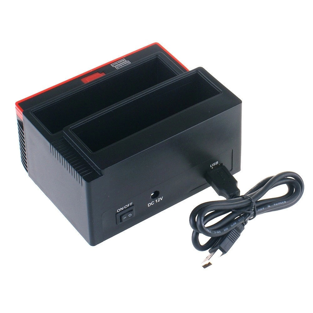 Trade Shop - Docking Station Triplo Triple 3 Hard Disk 3,5 2,5 Doppio Sata 1 Ide Hd Box -