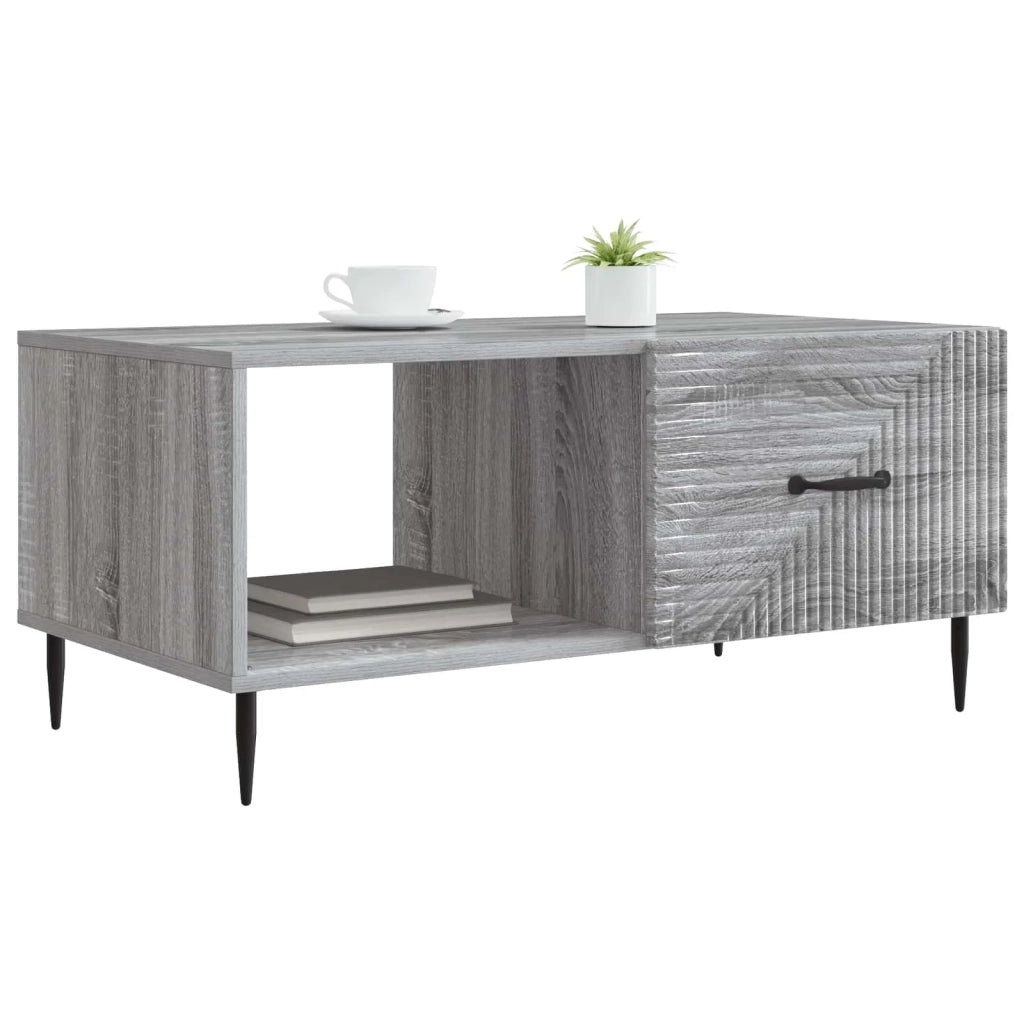 Tavolino da salotto Grigio Sonoma 90 x 50 x 40 cm