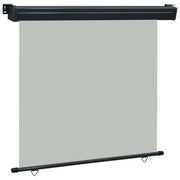 Tenda da sole laterale retrattile/schermo privacy per patio giardino terrazza balcone 170 x 250 cm grigio 02_0007026