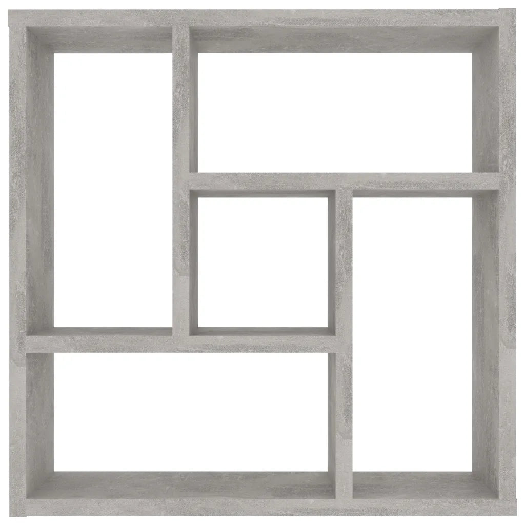 Scaffale a Parete Grigio Cemento 1x16x45,1 cm in Truciolato cod mxl 68255