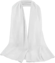 Stola elegante per donne, cerimonia, chiffon, liscio, stola avvolgibile, scialle per donne, estate, stola, seta, chiffon, cuffie per abiti da sera, matrimoni, feste, regali, 180 x 70 cm