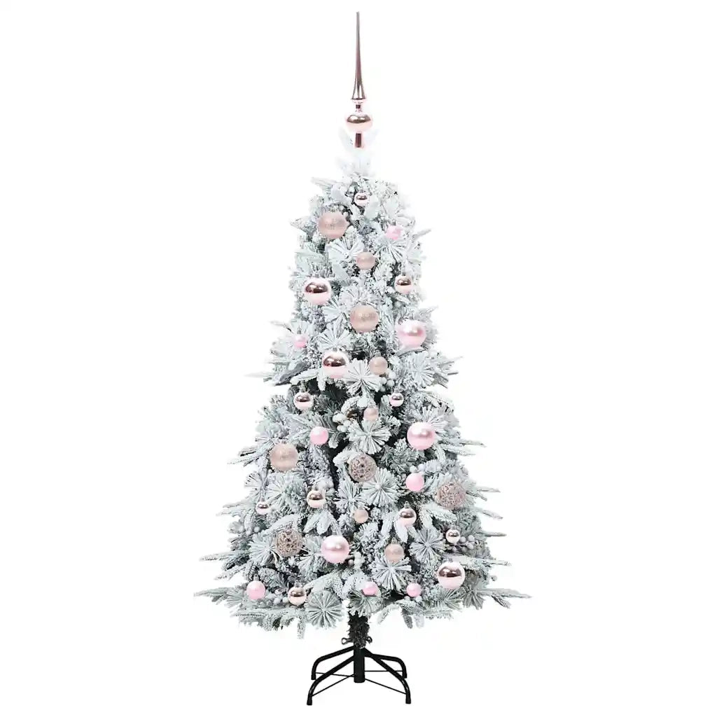 Albero di Natale Artificiale con Rami Pieghevoli Bianco 120 cm 3397460