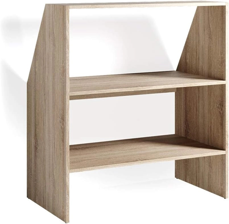 Scaffale per tetti spioventi, Bianco, 90 x 100 cm, per riporre scatole e libri sotto tetti spioventi