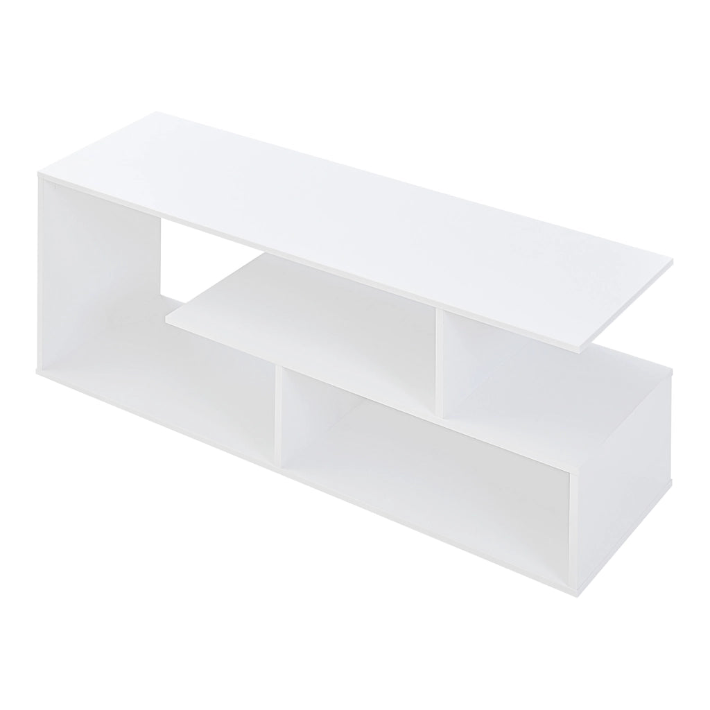 Mobile Porta TV Anän Scaffale Espositore 100 x 30 x 42 cm - Bianco [en.casa]