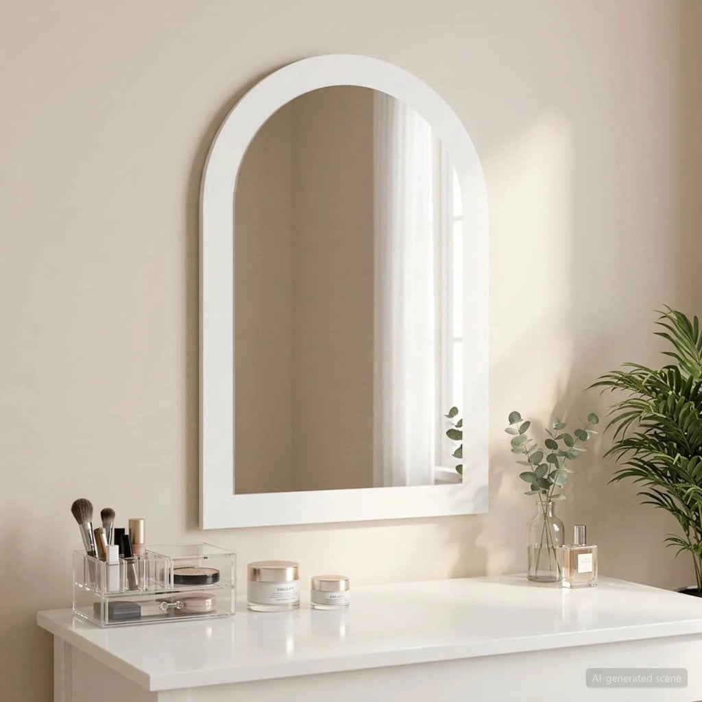 Specchio FAUSKE Bianco 43 x 3,5 x 77 cm Solo per uso interno 42040695