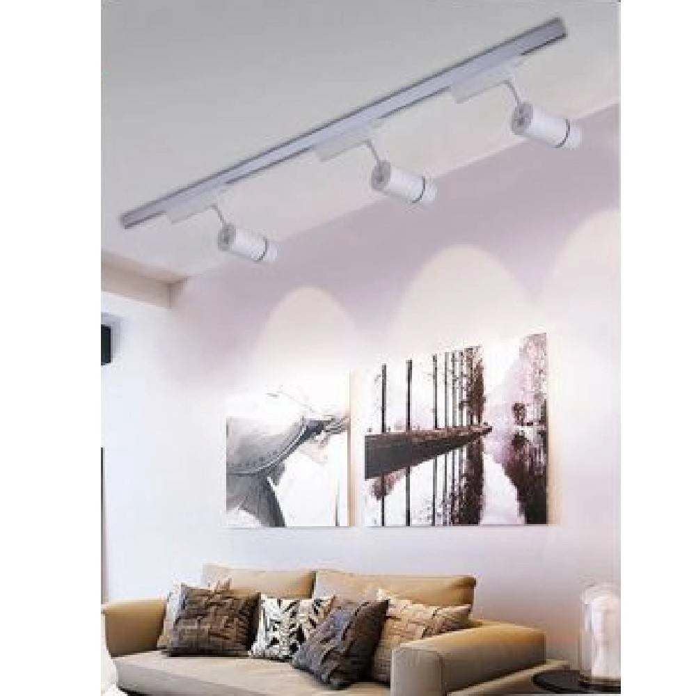 Trade Shop - Faro Proiettore Binario 30w Led Cob Luce 6500k 3000k 4000k F30w-07a Faretto Bianco -