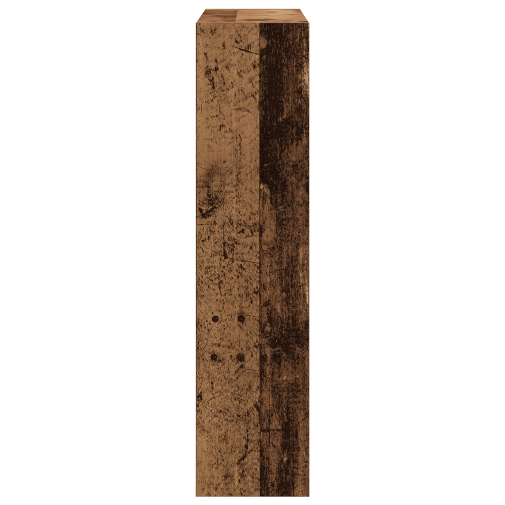 Mobile per Scarpe  con Cassetto Flip in Legno Antico 80x21x87,5 cm