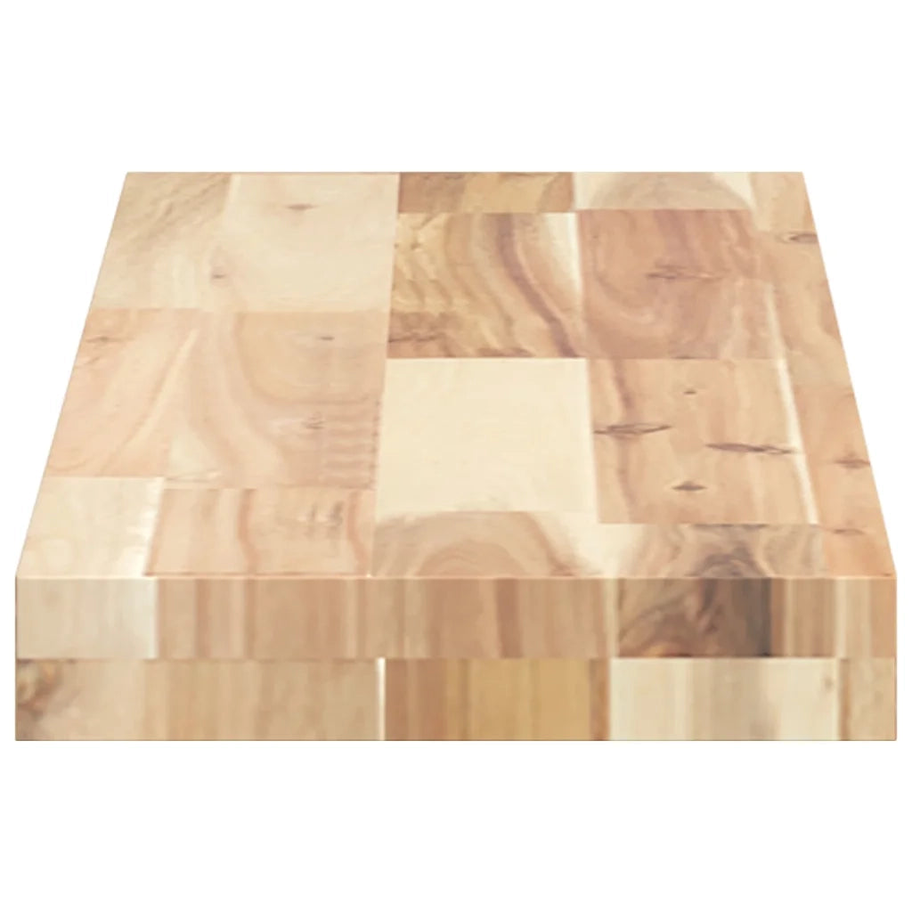 Mensole da Parete 4 pz 100x20x4 cm Legno Acacia Non Trattato