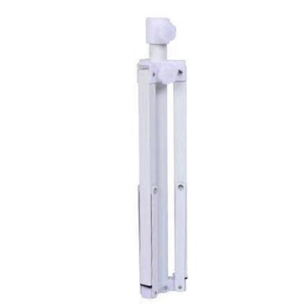 Trade Shop - Base Per Ombrellone Da Esterno Supporto Richiudibile A 3 Gambe Bianco 55x76cm 618620 -