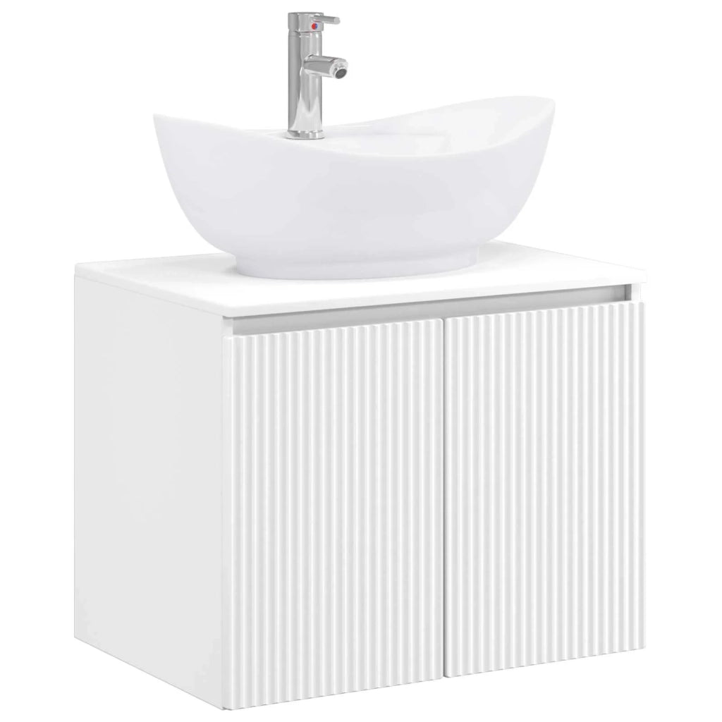Set di mobili per il bagno Bianco Legno ingegnerizzato 3404340