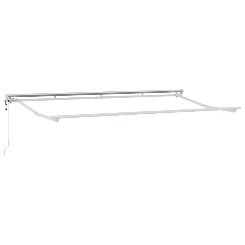Tenda Retrattile Crema 350 x 200 cm Poliestere e Alluminio 3329639