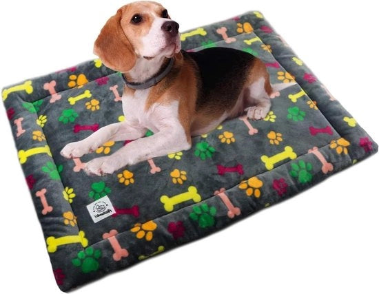 Letto per cani Grande 80x60cm Lavabile - Cuscino morbido con materasso soffice Krat Mat.