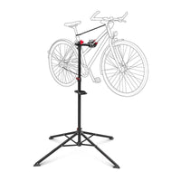 Cavalletto da officina per supporto riparazione bicicletta manutenzione regolabile nero 105 -190 cm 3413010/2