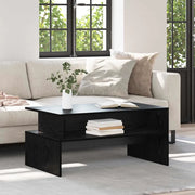 Tavolino da salotto Rovere Nero 90 x 55 x 42,5 cm 875157