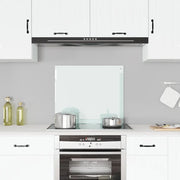 Paraschizzi per Cucina-Protezione parete cucina Bianco 70x60 cm in Vetro Temperato