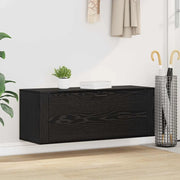 Mobile per scarpe con lo scaffale Rovere nero 100 x 35 x 38 cm 881020