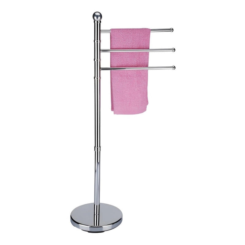 Set di 4 Piantena Portasalviette Ninfea Acciaio Tre Bracci