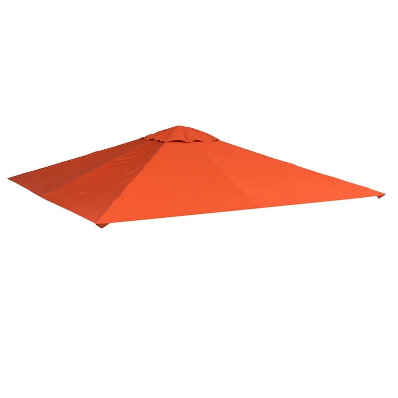 TELO TRASPIRANTE PER GAZEBO 3 X 3 MT IN COLORE ARANCIONE