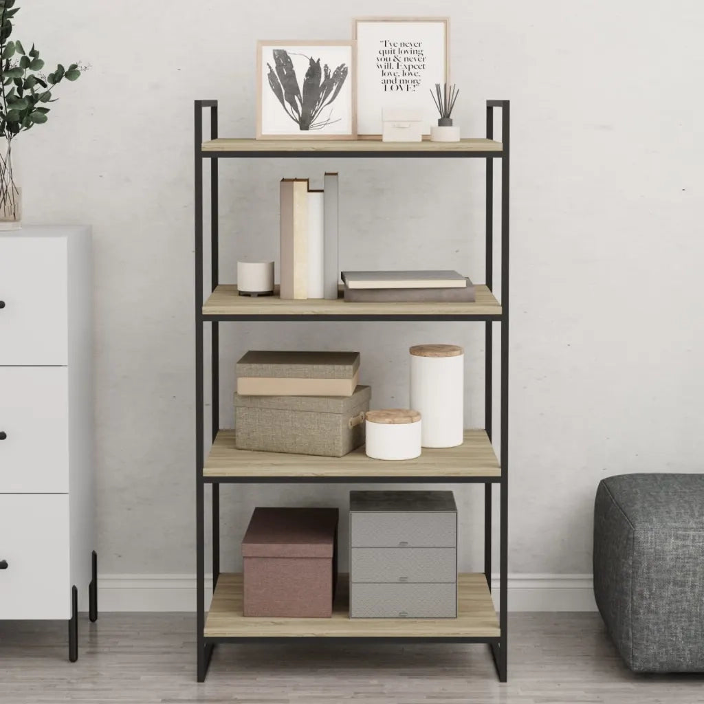 Ripiani per Libreria 8 pz Rovere Sonoma 60x50x1,5 cm Truciolato cod mxl 59464