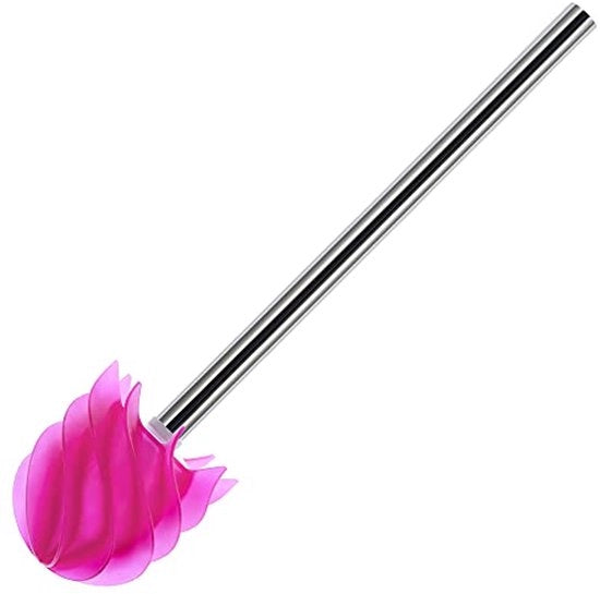 Borsetto per wc in silicone con effetto loto - Made in Germany - Borsetto di ricambio (rosa)