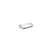 MACHIERALDO 8012947018125 Pietra Lavica con Impugnature 30x50 cm Spessore 2 cm Acciaio per Cucina Alimentare colore Nero