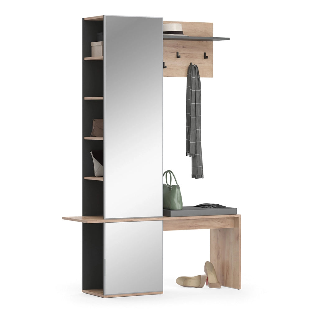 Vicco Armadio da ingresso Quercia dorata 120 x 190 cm