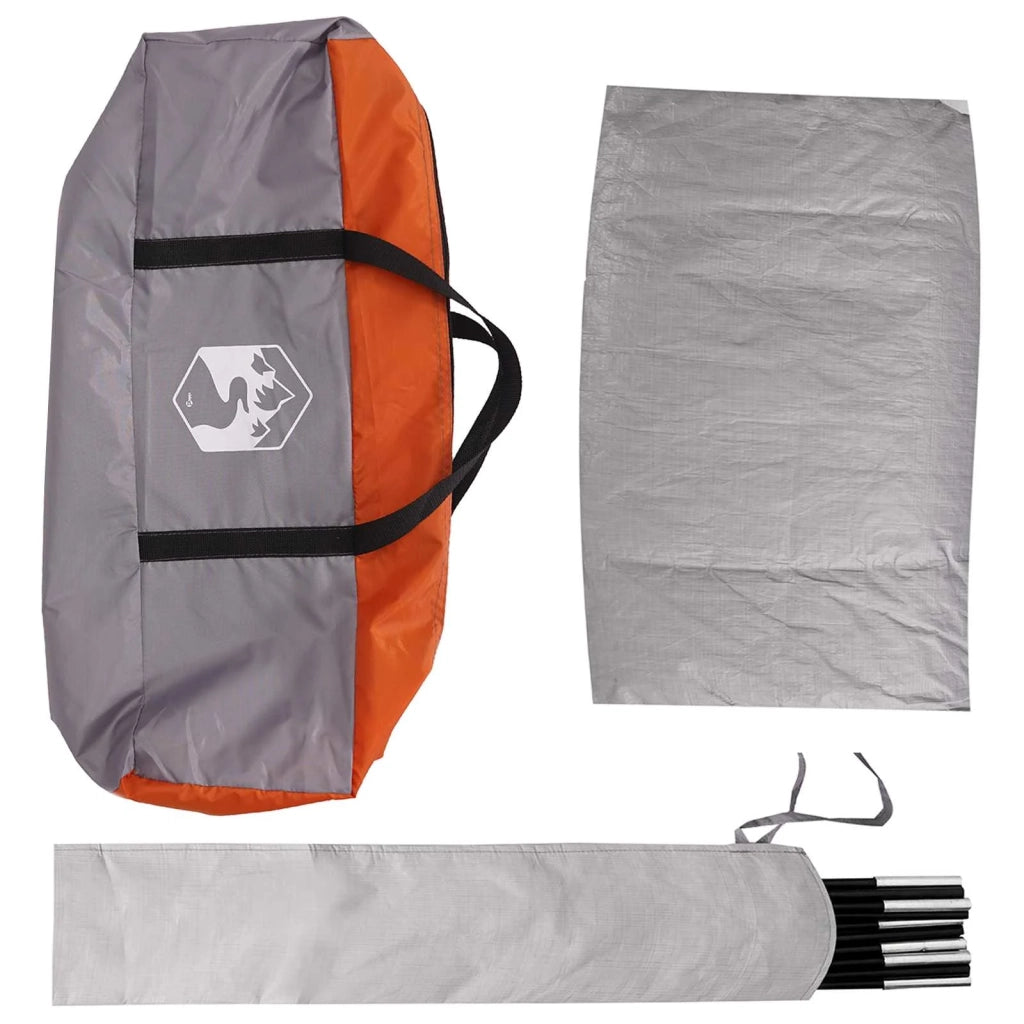Tenda da auto con tetto Grigio e arancione 200 x 170 x 170 cm 42028541