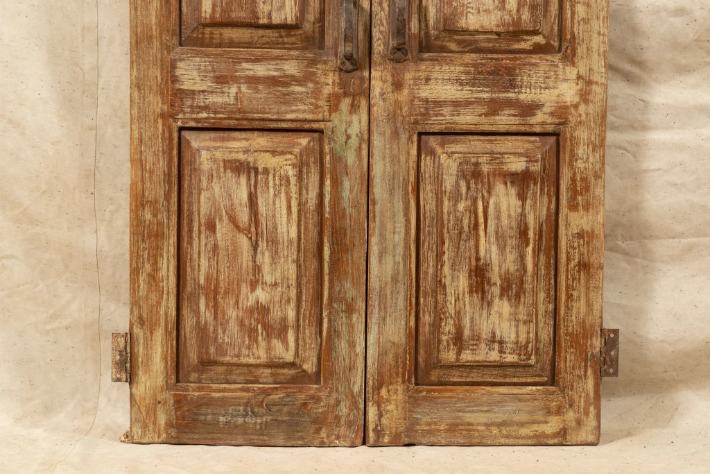 Biscottini Tapparella / scurino in legno massello di teak, articolo antico perfettamente restaurato