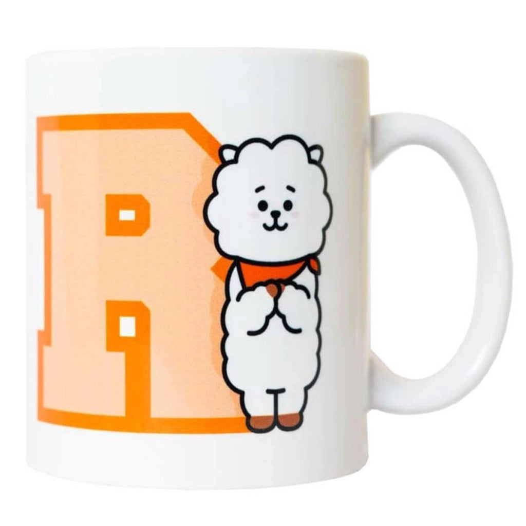 Tazza in ceramica Capacità 300 ml Design Kind, Amante, Foodie RJ Bianco Line Friends BT21