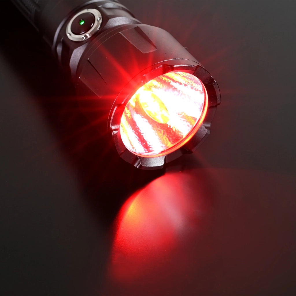 Torcia tattica LED 20W 3600lm 300m IP68 USB-C Videx