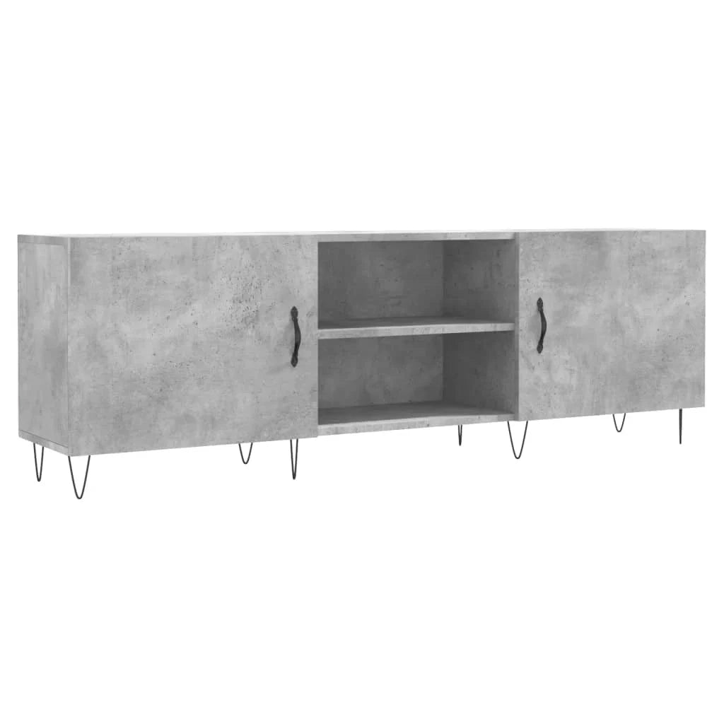 Mobile TV multimediale mensola TV credenza TV sala da pranzo soggiorno camera da letto 150 x 30 x 50 cm legno ingegnerizzato grigio 02_0025995